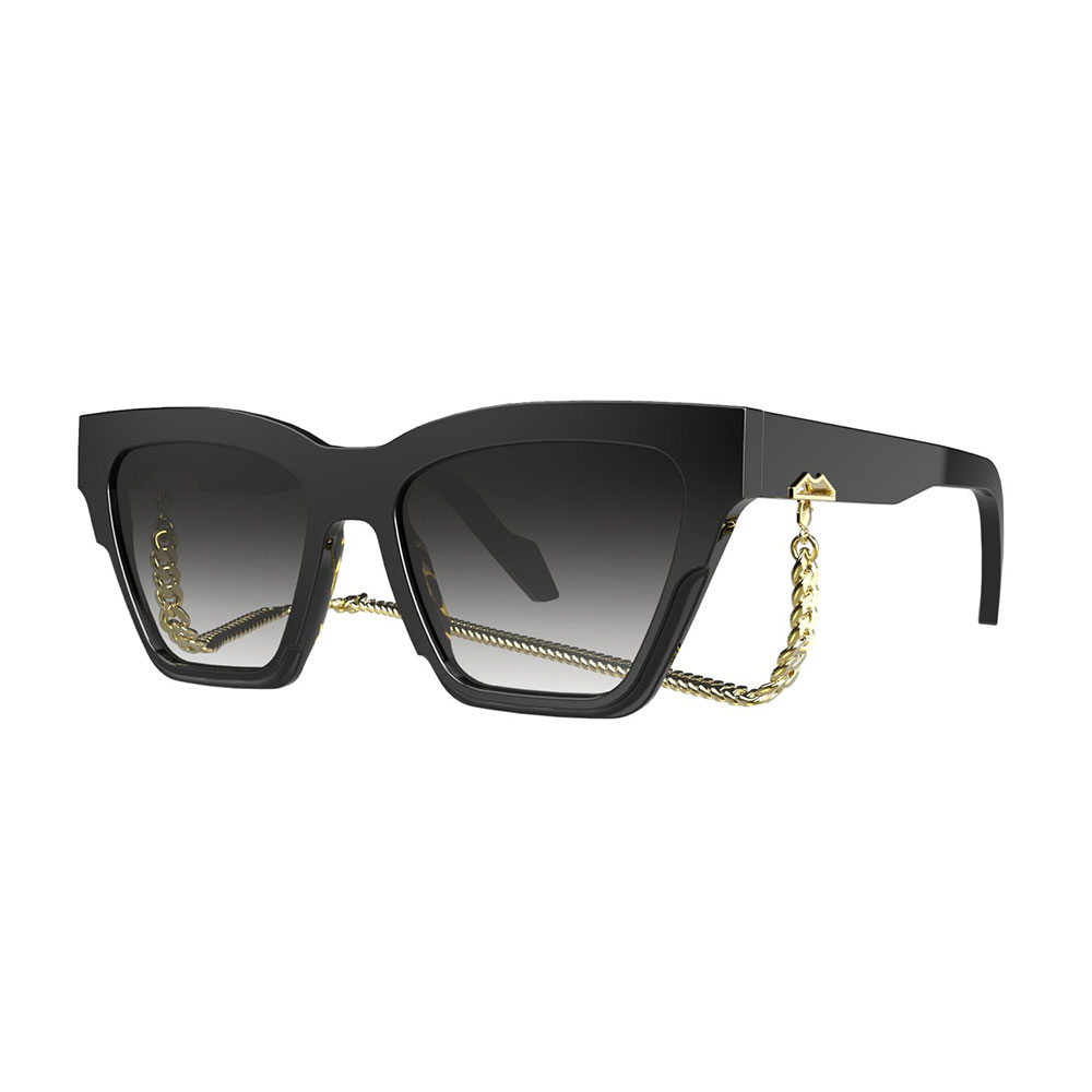 OCCHIALE DA SOLE NERO ORIGINAL VINTAGE NAPLES SPECIAL NS02 col. GOLD -  Ottica Riflessi