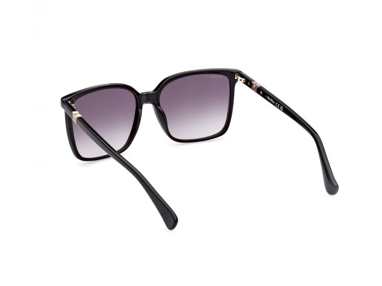 OCCHIALE DA SOLE NERO MAX MARA MM0046 01B - immagine 2
