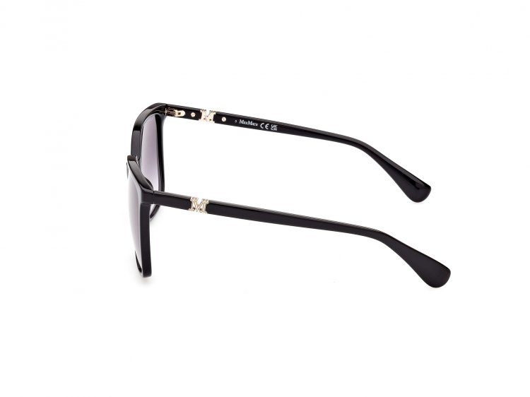 OCCHIALE DA SOLE NERO MAX MARA MM0046 01B - immagine 3